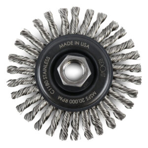 CEPILLO TRENZ. DE 4 1/2" ACERO INOX. 020