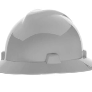 CASCO MSA C/ALA Y MATRACA GRIS